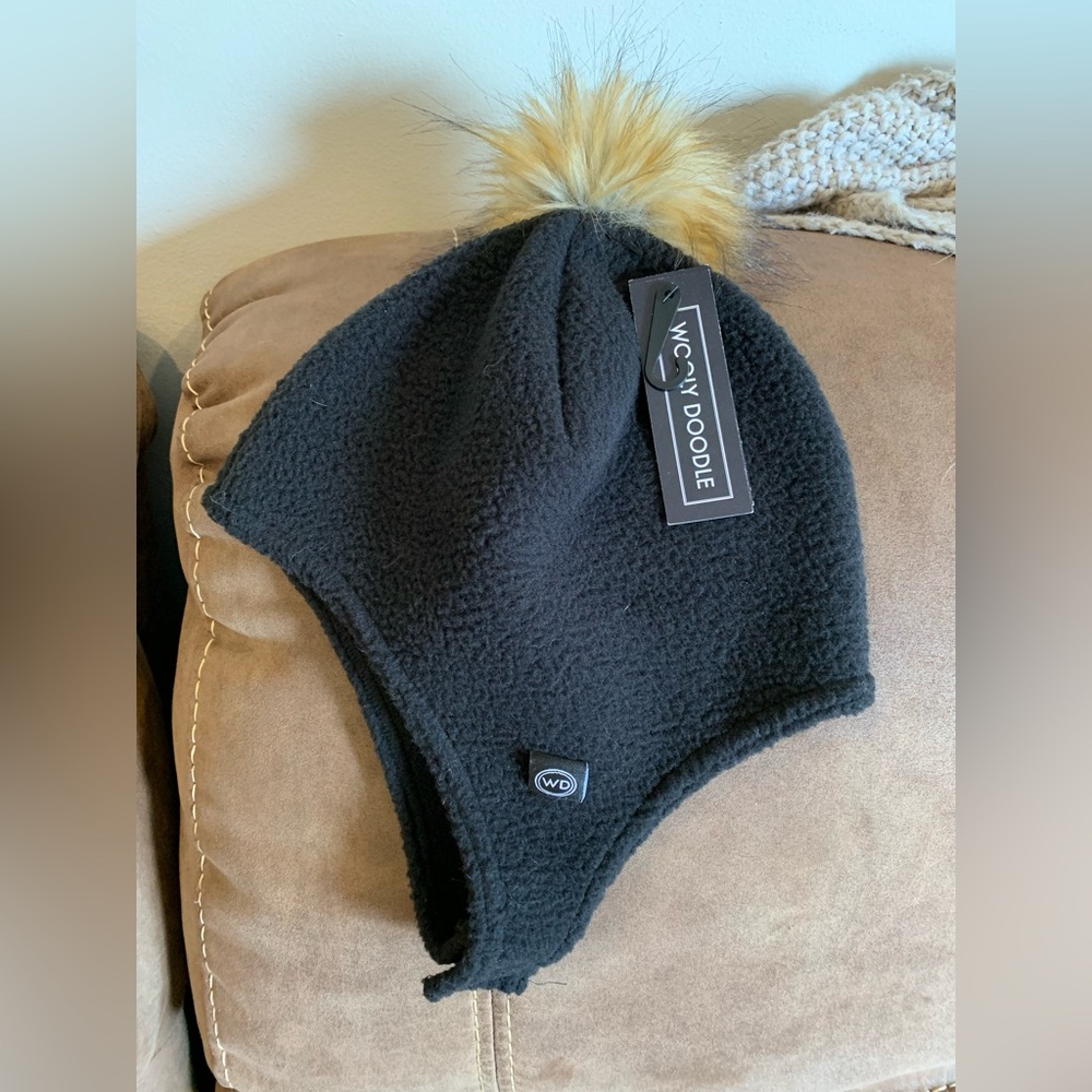 Wooly Doodle Youth Winter Hat with Pom Pom